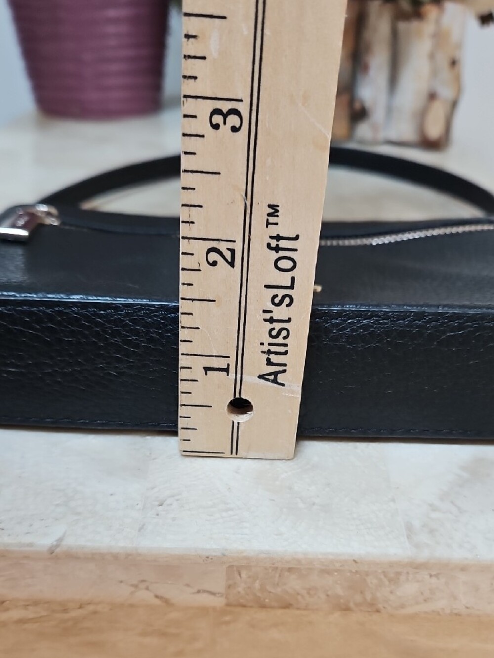kate spade Black Leather Shoulder Pochette , Concertible Wrislet - Picture 7 of 8